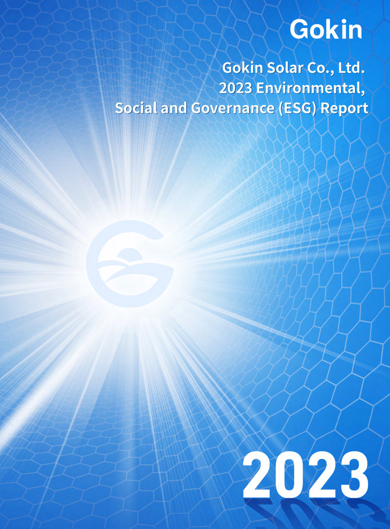 Informe ESG 2023 de Gokin Solar